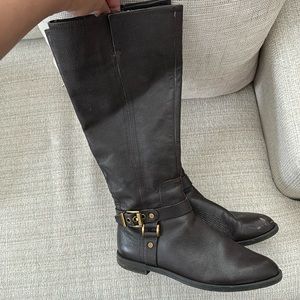 Leather Franco sarto brown boots L vantage